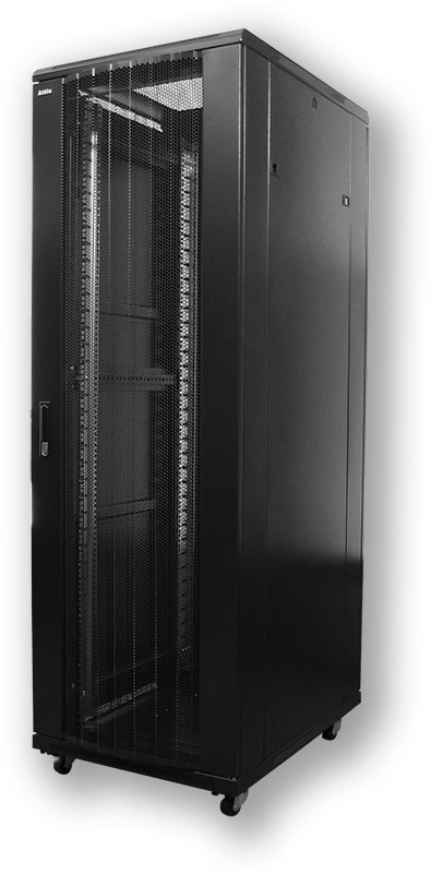 Lan-tec 19" floor-standing data cabinet — server rack for data centres and larger corporate installations
