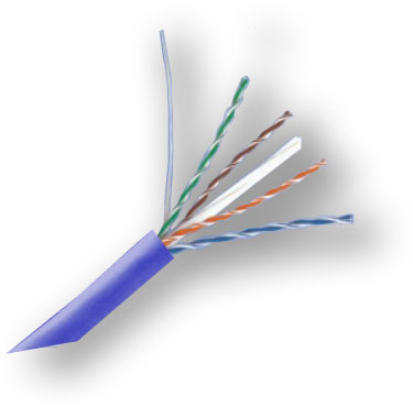 Lan-tec Cat 6 UTP LSZH copper data cable — halogen-free jacket for enhanced fire-safety requirements