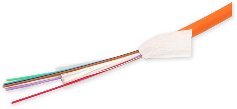Lan-tec MM 50µm breakout fibre-optic cable — multimode with individually jacketed fibres
