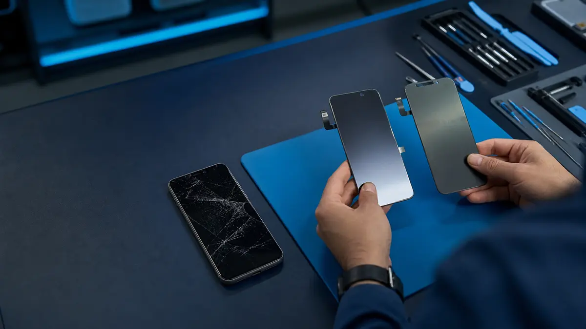 Výměna displeje iPhonu: originál, nebo kopie — co uvidíte v telefonu a jak se rozhodnout