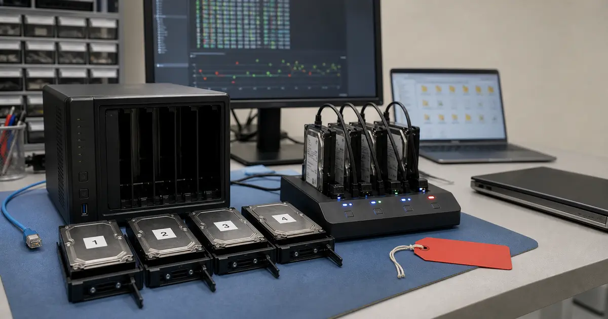 Ransomware auf NAS: Qlocker, DeadBolt — Datenrettung · Brünn