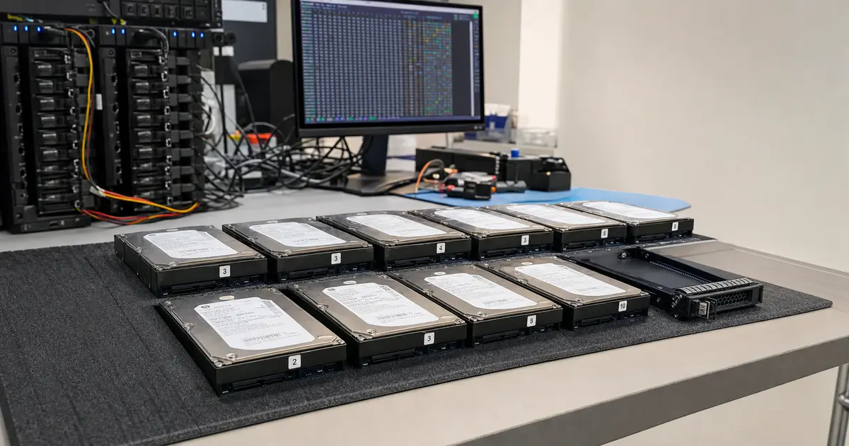 Zerfallenes RAID-Array — Datenrettung ab 14.900 CZK, 24/7