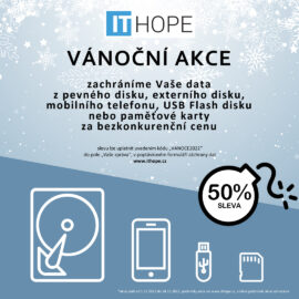 Záchrana dat Akce Vánoce 2022